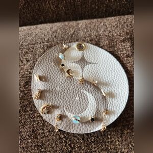 Earrings set space astronaut stars NWT